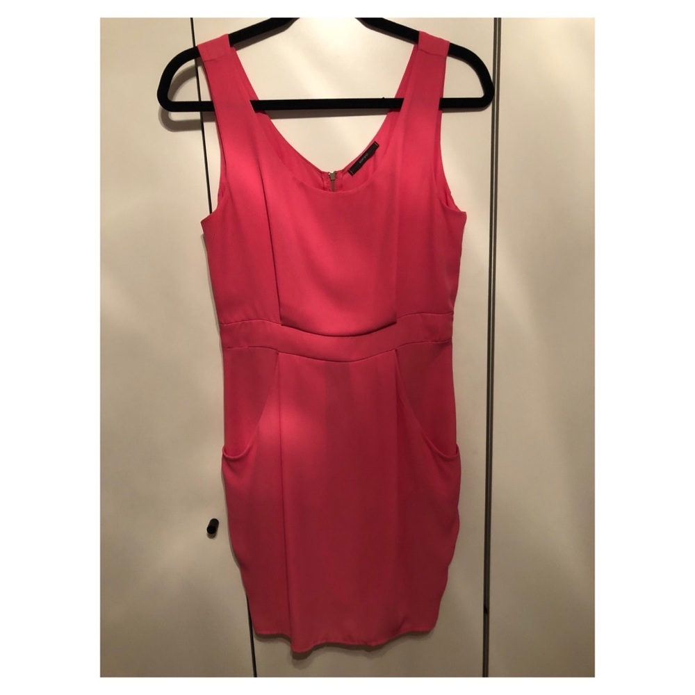 Hot pink dress